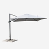 Paradise 3x3m kvadratisk hænge parasol til have terrasse altan med tilt Udvalg