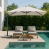 Paradise 3x3m kvadratisk hænge parasol til have terrasse altan med tilt Udsalg