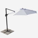 Paradise 3 m stor ottekantet hænge parasol aluminium Udvalg