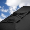 Eden Noir 3x2m stor rektangulær parasol til have altan terrasse med tilt Valgfri