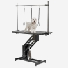 Griffon justerbart hydraulisk trimmebord til hunde 110 cm Udvalg