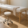 Nabu skammel taburet med hjul kunstlædesæde arbejdsstol klinik frisør Udsalg