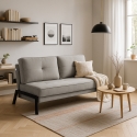 2-personers sovesofa i stof moderne design til stuen Bellamy På Tilbud
