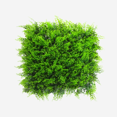 Kunstig plantevæg med bregner 50x50cm realistisk hæk til hus og have Pritus Kampagne