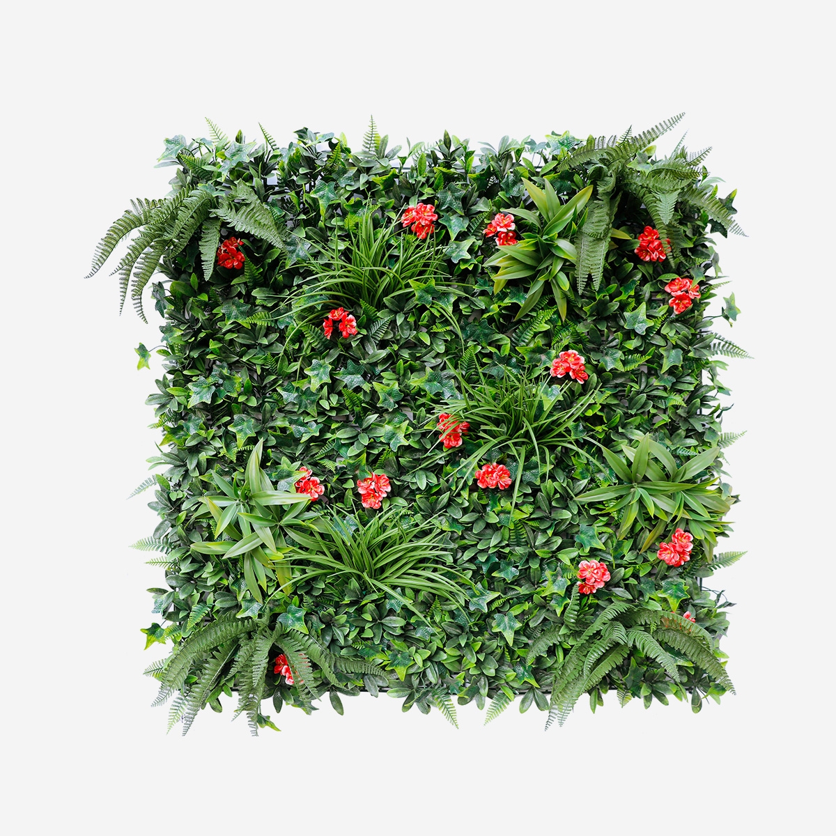 Kunstig hæk 100x100cm realistisk plantevæg til hus og have Lemox Kampagne Kunstig hæk 100x100cm realistisk plantevæg til hus og have Lemox Kampagne