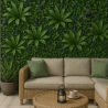 Kunstig hæk 100x100cm realistisk plantevæg til hus og have Farnuk Tilbud