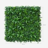 Kunstig hæk 100x100cm realistisk plantevæg til hus og have Farnuk Rabatter