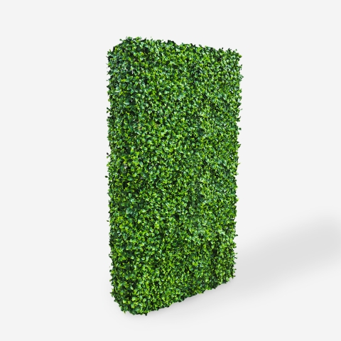 Kunstig hæk 106x33x208cm med realistiske planter til haven Vernas Kampagne