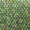 Kunstig hæk med udtrækkeligt gitter 200x100cm realistiske planter Salix Udsalg