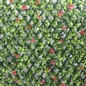Kunstig hæk med udtrækkeligt gitter 200x100cm realistiske planter Salix Udsalg