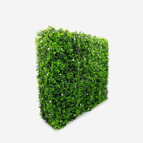 Kunstig hæk 108x33x106cm med realistiske buksbom planter Ulmut Kampagne