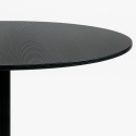 Rundt spisebord i moderne stil 120cm i sort træ Blackwood+ Rabatter