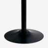 Rundt spisebord i moderne stil 120cm i sort træ Blackwood+ Udvalg