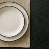 Rundt spisebord i moderne stil 120cm i sort træ Blackwood+ Egenskaber