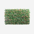 Kunstig hæk med udtrækkeligt gitter 200x100cm glansmispel plante Ivoss Kampagne