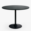 Rundt spisebord i moderne stil 120cm i sort træ Blackwood+ Kampagne