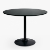 Rundt spisebord i moderne stil 120cm i sort træ Blackwood+ Kampagne