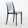B-Side Grand Soleil stabelbar gennemsigtig spisebord stol polycarbonat 
