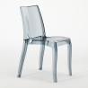 Cristal Light Grand Soleil stabelbar gennemsigtig spisebord stol plast Pris