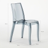 Cristal Light Grand Soleil stabelbar gennemsigtig spisebord stol plast 