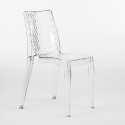 Hypnotic Grand Soleil stabelbar gennemsigtig spisebord stol plastik Tilbud