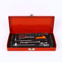 Tx topnøglesæt værktøjssæt med 99 dele værktøj og metal værktøjskasse På Tilbud