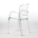 Joker Grand Soleil stabelbar gennemsigtig spisebord stol polycarbonate På Tilbud