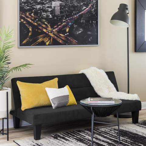 Ametista 2 personers sofa sovesofa velour velvet stof til stue værelse Kampagne