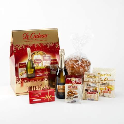 Trentino gavekurv til jul med italienske specialitets delikatesse mad