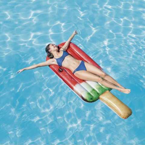 Intex 58751 Oppustelig Vandmelon ispind enkelt bademadras pool strand
