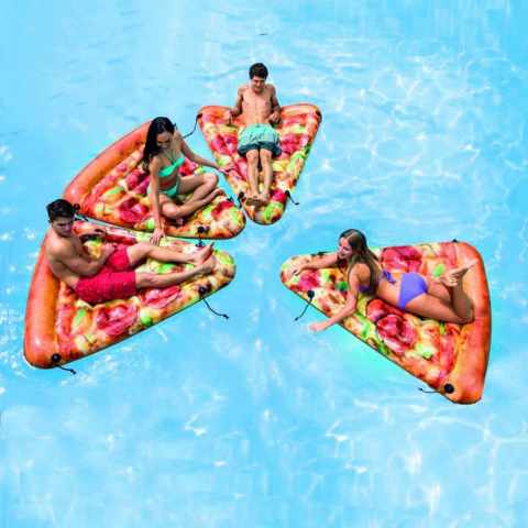 Intex 58752 Oppustelig Pizza Slice bademadras til pool og strand