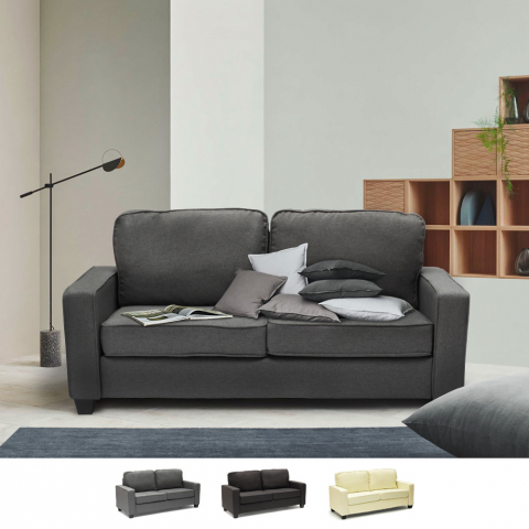 Rubino 2-person sofa polstret stofbetræk med armlæn til stue og værelse