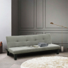 Onice 3 personers sofa futon sovesofa microfiber til stue gæsteværelse Pris