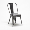 Jamaica grå træ cafebord sæt: 4 Steel One farvet stole og 80x80cm bord 