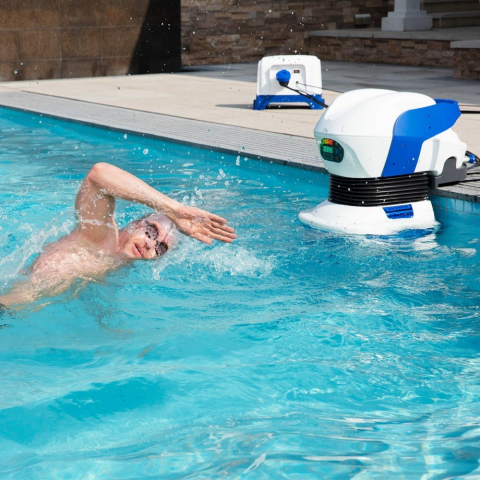 Bestway 58517 Swimfinity svømme mod strømmen fitness system til pool