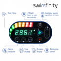 Bestway 58517 Swimfinity svømme mod strømmen fitness system til pool Rabatter