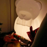 Charlie Slide lampe formet som en bamse natlampe til børn lavet af plast Billig