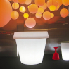 Gio Tondo Slide 92 cm høj stor design vase gulvlampe i polyethylen Tilbud