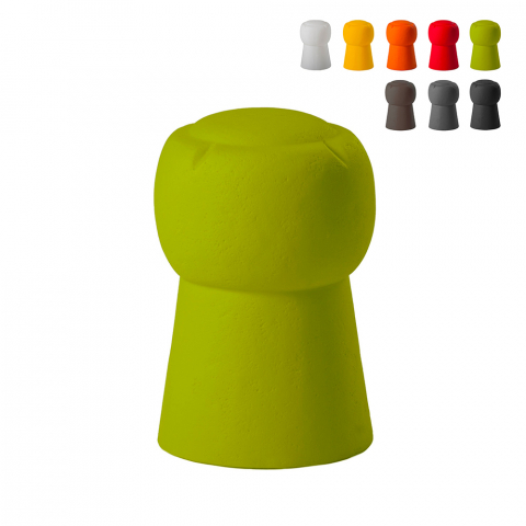 Cin Cin Slide skammel prop design taburet af polyethylen i mange farver