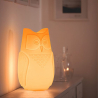 Bubo Slide lampe formet som en ugle bordlampe plast i forskellige farver Køb
