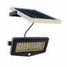 Solcelle LED projektør udendørs væglampe med bevægelsessensor 44 led Udsalg
