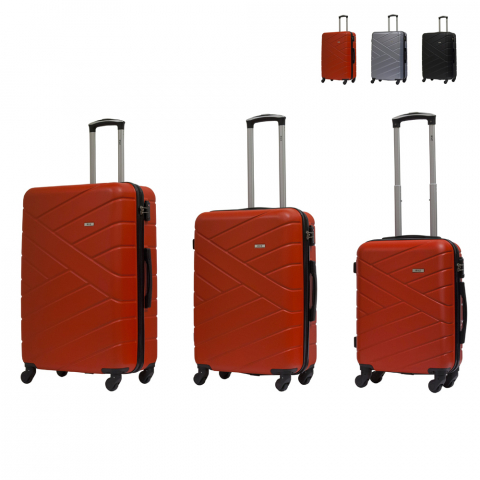 Ravizzoni Giove sæt med 3 kuffert trolley håndbagage til børn voksne