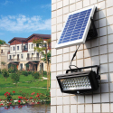 Solcelle LED projektør udendørs væglampe med bevægelsessensor 44 led Tilbud