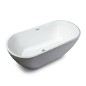 Coo moderne fritstående badekar oval til voksne børn af akryl glasfiber
