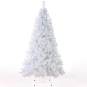 Zermatt 240 cm høj kunstigt plastik hvid juletræ miljøvenlig med fod Tilbud
