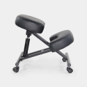 Balancesteel Lux ergonomisk knæstol kontorstol højdejuster i eco læder Tilbud