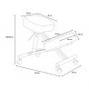 Balancesteel Lux ergonomisk knæstol kontorstol højdejuster i eco læder Egenskaber