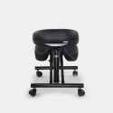 Balancesteel Lux ergonomisk knæstol kontorstol højdejuster i eco læder Mængderabat