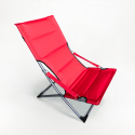 Canapone let foldestol campingstol strandstol i stål til strand camping Tilbud