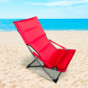 Canapone let foldestol campingstol strandstol i stål til strand camping På Tilbud